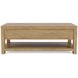 Davie Pale Oak Rectangular Cocktail Table
