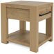Davie Pale Oak Rectangular Occassional Table Set