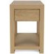 Davie Pale Oak Rectangular Chairside Table