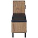 Teller Natural Oak Entryway Shoe Storage Bench