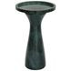 Baird Emerald Marble Round Accent Table