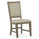 Paxton Place Baja Fog Upholstered Side Chair Set of 2