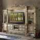 Dresden Gold Patina and Bone 121" Entertainment Center with LED