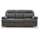 Tarrant Charcoal Reclining Living Room Set with Drop Down Table
