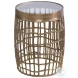 Harper Antique Bronze Accent Table