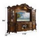 Picardy Honey Oak 115" Entertainment Center with LED