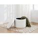 Remuda Ivory Round Ottoman with Storage