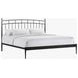 Metal Beds Matte Traditional King Metal Bed