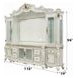 Picardy Antique Pearl 115" Entertainment Center with LED