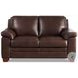 Ironvale Chestnut Leather 62" Loveseat