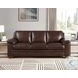 Ironvale Chestnut Leather 84" Sofa
