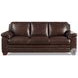 Ironvale Chestnut Leather 84" Sofa