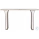 Katya Silver Leaf Console Table
