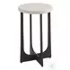 Newport Cast Stone And Aged Bronze Breakwater Accent Table By Barclay Butera
