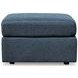 Modmax Ink Performance Fabric Upholstered Square Accent Ottoman