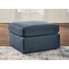 Modmax Ink Performance Fabric Upholstered Square Accent Ottoman