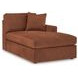 Modmax Spice Performance Fabric 8 Piece Modular Double Chaise Sectional with Audio and Storage Consoles