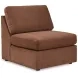 Modmax Spice Performance Fabric 6 Piece Modular Sectional with LAF Chaise and Storage Console