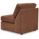 Modmax Spice Performance Fabric 6 Piece Modular Sectional with LAF Chaise and Storage Console