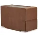 Modmax Spice Performance Fabric 6 Piece Modular Sectional with LAF Chaise and Storage Console
