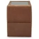 Modmax Spice Performance Fabric 6 Piece Modular Sectional with LAF Chaise and Storage Console