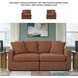 Modmax Spice Performance Fabric Modular 2 Piece Sectional Sofa