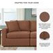 Modmax Spice Performance Fabric Modular 3 Piece Sectional Sofa