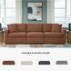 Modmax Spice Performance Fabric Modular 3 Piece Sectional Sofa