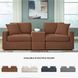 Modmax Spice Performance Fabric Modular Sectional Sofa with Storage Console