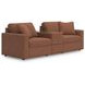 Modmax Spice Performance Fabric Modular Sectional Sofa with Storage Console