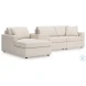 Modmax Oyster 4-Piece Performance Fabric Modular Sectional with LAF Chaise and Storage Console