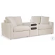 Modmax Oyster Performance Fabric Modular Sectional Sofa with Audio Console