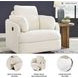 Modmax Oyster Performance Fabric Swivel Glider Recliner
