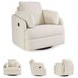 Modmax Oyster Performance Fabric Swivel Glider Recliner