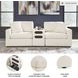 Modmax Oyster Performance Fabric Modular Sectional Sofa with Audio Console
