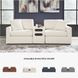 Modmax Oyster Performance Fabric Modular Sectional Sofa with Audio Console