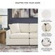 Modmax Oyster Performance Fabric Modular 2 Piece Sectional Sofa
