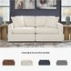 Modmax Oyster Performance Fabric Modular 2 Piece Sectional Sofa
