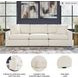 Modmax Oyster Performance Fabric Modular 3 Piece Sectional Sofa