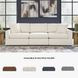 Modmax Oyster Performance Fabric Modular 3 Piece Sectional Sofa