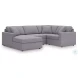Modmax Granite 4 Piece Performance Fabric Sectional with LAF Chaise