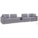 Modmax Granite 5 Piece Performance Fabric Sectional