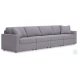 Modmax Granite 4-Piece Performance Fabric Modular Sofa Sectional