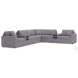 Modmax Granite 8-Piece Performance Fabric Modular Sectional with Audio Consoles