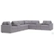 Modmax Granite 8-Piece Performance Fabric Modular Sectional with Storage Consoles