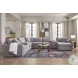 Modmax Granite 8-Piece Performance Fabric Modular Sectional with RAF Chaise and Storage Consoles