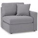 Modmax Granite Performance Fabric 7 Piece Modular Sectional with Audio Console