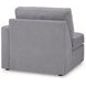 Modmax Granite Performance Fabric 7 Piece Modular Sectional with Audio Console