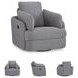 Modmax Granite Performance Fabric Swivel Glider Recliner