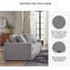 Modmax Granite Performance Fabric Modular 2 Piece Sectional Sofa